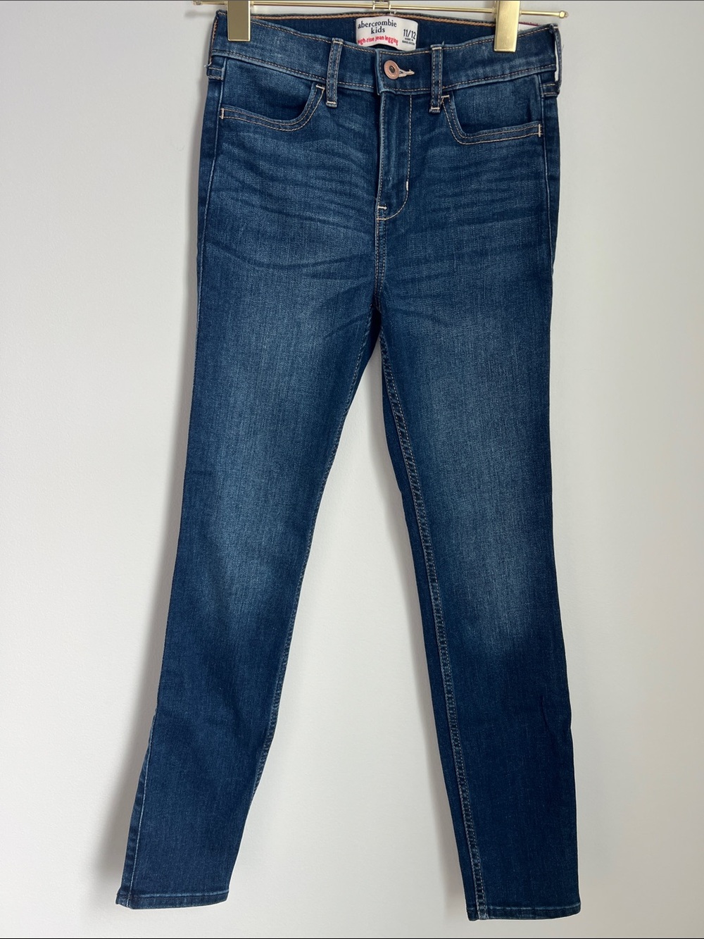 abercrombie kids | High-Rise Jean Legging Dark Blue Wash NWT Size 11/12 Kids
